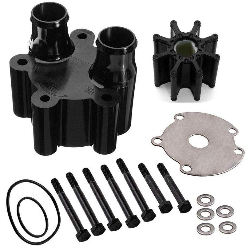 LIYYOO 46-807151A14 مجموعة إصلاح غلاف مضخة الماء والمروحة بديل لـ Mercruiser Bravo 46-807151A14، بواسطة LIYYOO - Image 1